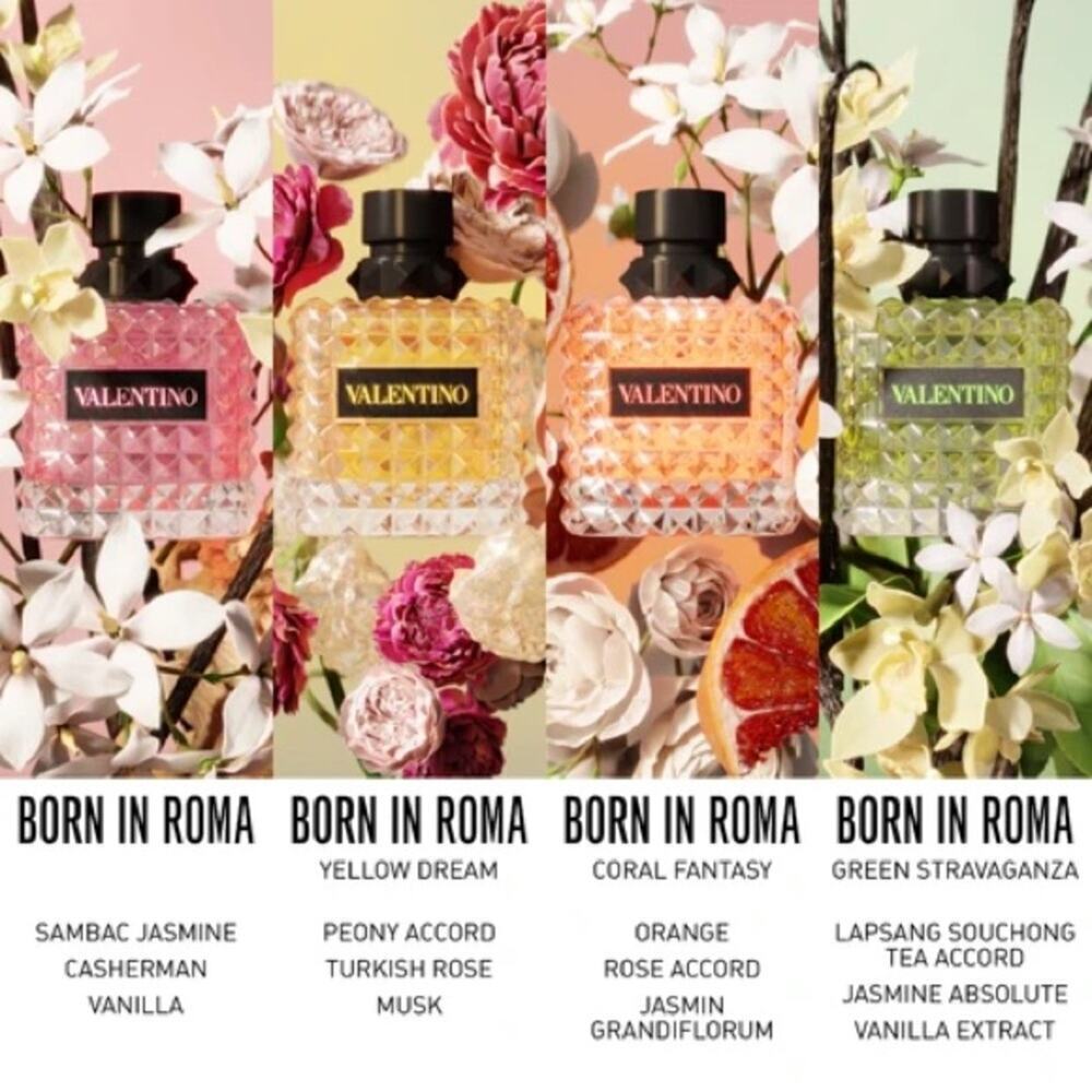 Valentino Born In Roma Deluxe Mini Fragrance 0.2 oz. New! - Picture 10 of 11